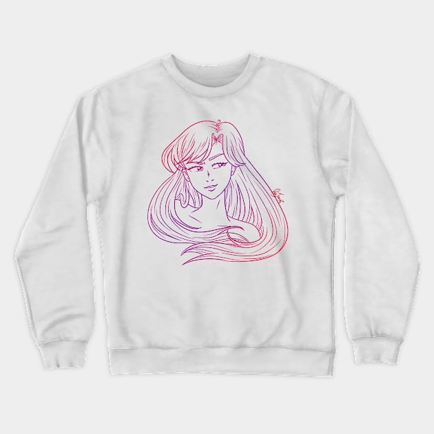 Sailor Mars (alt.) Crewneck Sweatshirt by Manijardi